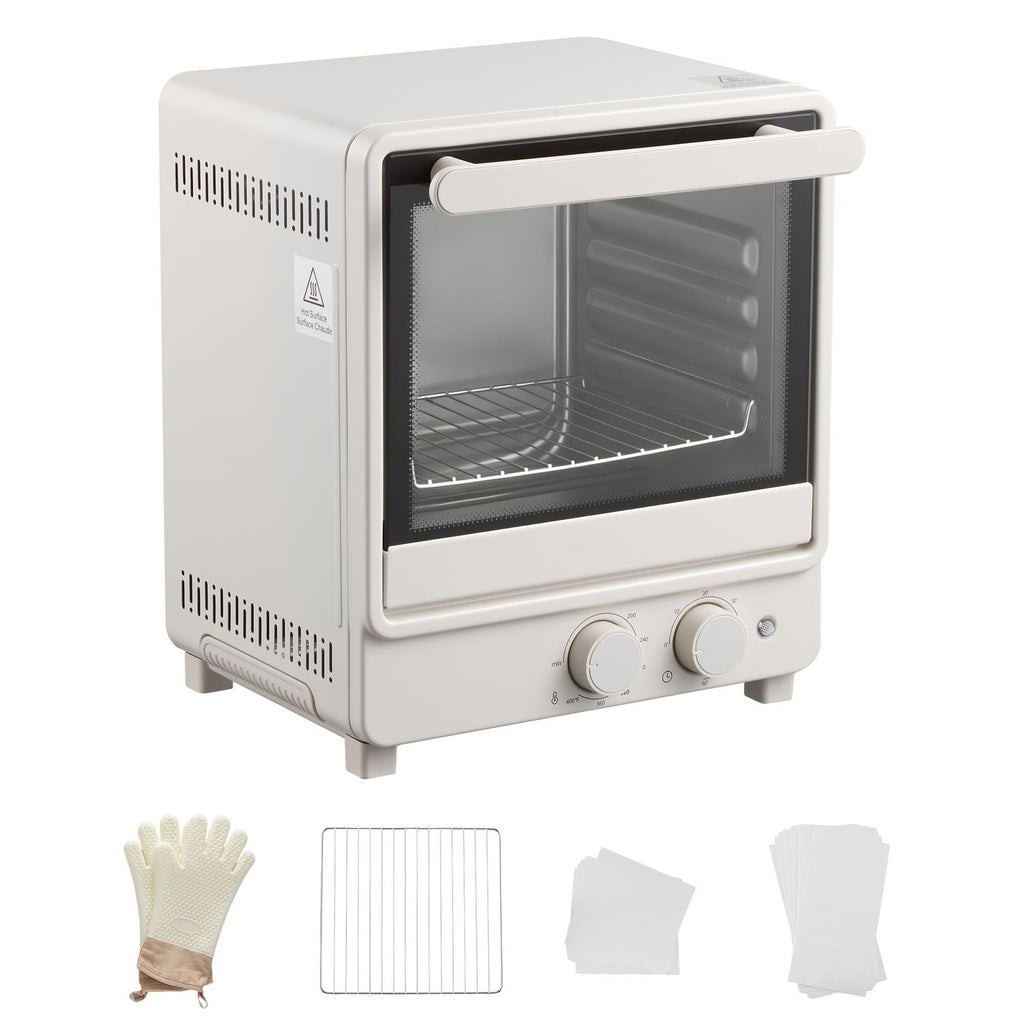 Sublimation Oven Machine, 13 Qt, Fits 20oz Tumblers, with 50 Shrink Films, 1 Tape and 2 Heat Gloves, Oven for Sublimation Blank Tumblers, Mugs, Bowls, Off-White