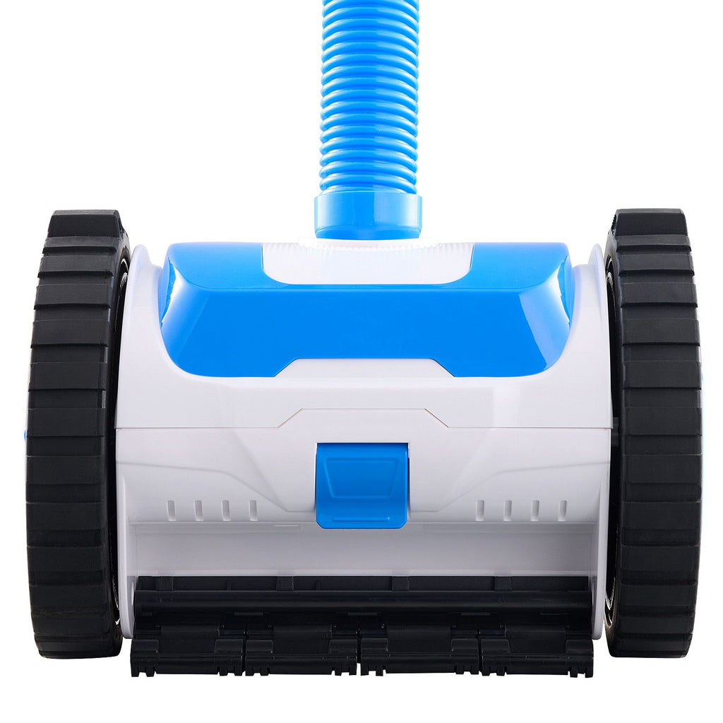 Suction Pool Cleaner, Automatic Pool Vacuum Cleaner, Suction Side Automatic Pool Cleaner, Suction Vacuum Pool Sweeper with 2 Wheels, for In-ground Pool and Above-ground Pool Up to 20 x 40 ft