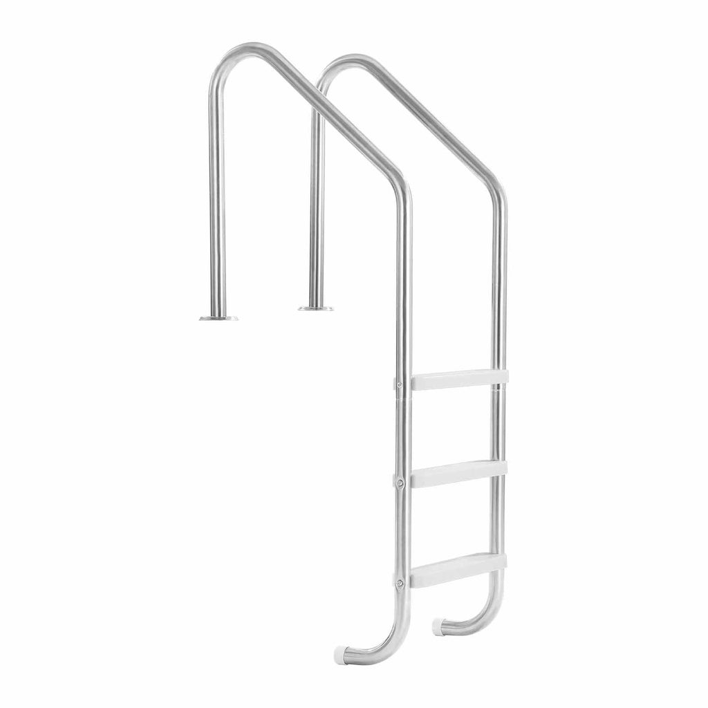 Swimming Pool Ladder, 3-Step Stairs with Double Handrails, Non-slip Heavy Duty Wide Steps, Stainless Steel Frame, 265 lbs Capacity for 48-54 in Inground Pools Entry/Exits, Indoor & Outdoor
