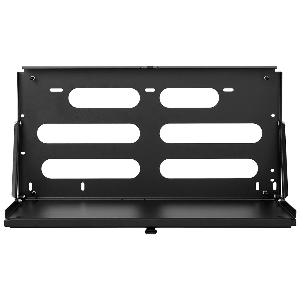 Tailgate Table, for 2007-2024 Jeep Wrangler JK, 88 lbs Capacity, Carbon Steel Foldable Molle Panel Drop Down Table, Rear Door Cargo Storage Rack Shelf Luggage Holder Carrier Camping Accessories