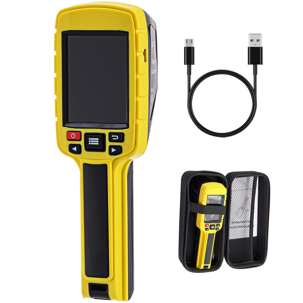Thermal Imaging Camera, 60x60 (3600 Pixels) IR Resolution Infrared Camera with 2.8\" Color Display Screen, Built-in SD Card and Li-ion Battery, for HVAC, Electrical System Automatic Detect