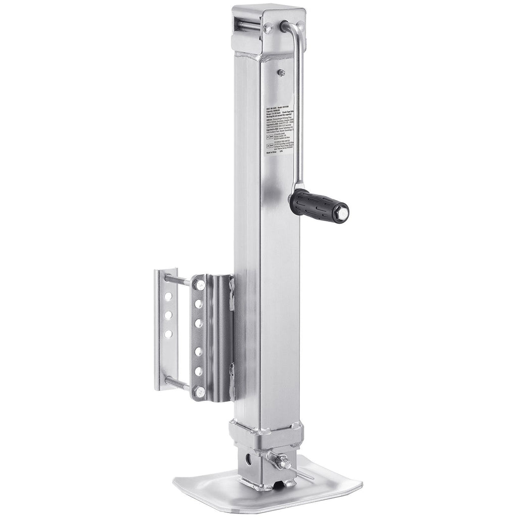 Trailer Jack, 8000 lbs Static Load Capacity, Heavy Duty Swivel Bolt-on Trailer Jack, 28.5" Lift Trailer Jack Stand with Handle for RV Trailer, Horse Trailer, Utility Trailer, and Yacht Trailer