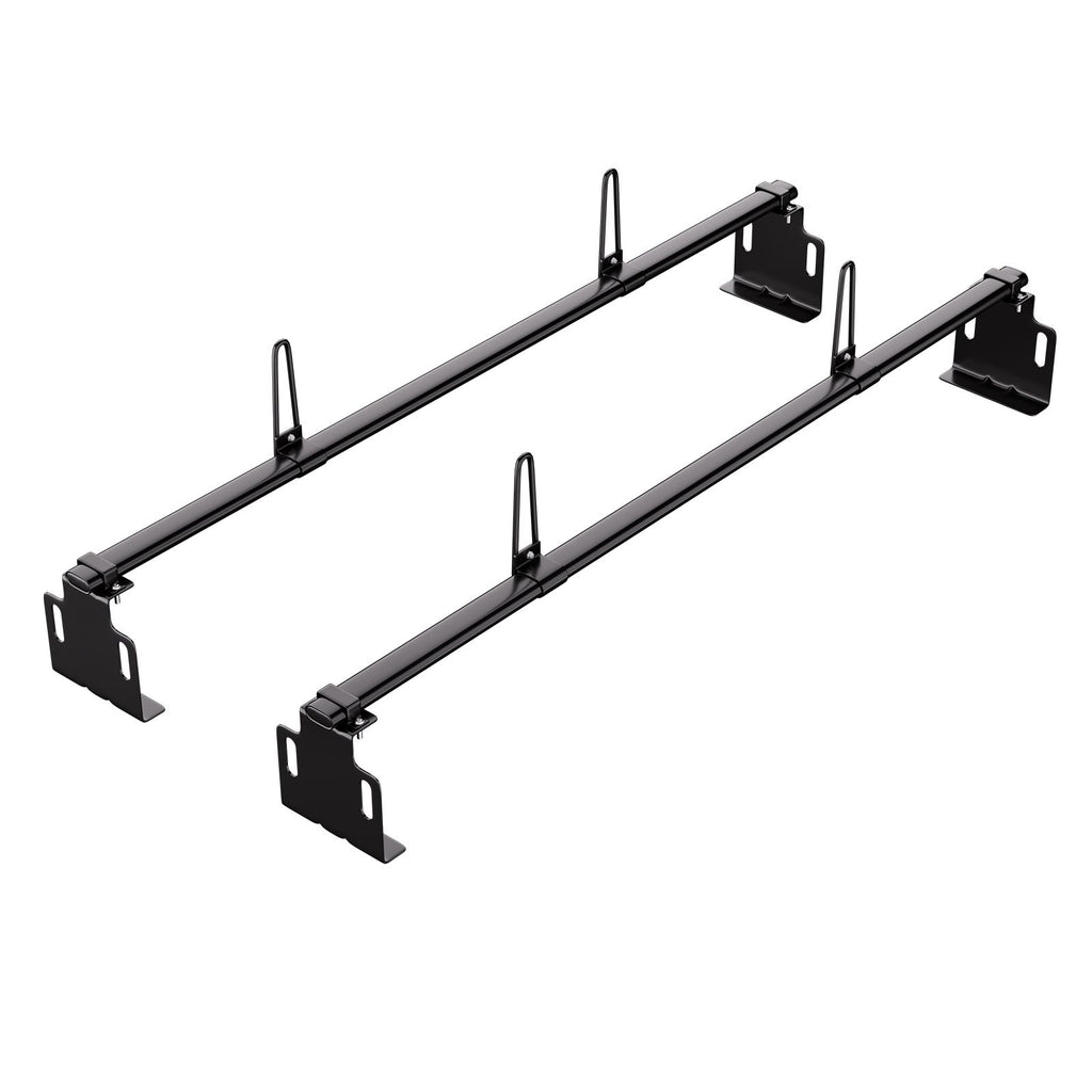 Trailer Ladder Rack, 60" 2 Crossbars Ladder Roof Rack, Heavy-duty Steel Van Roof Ladder Rack, 500 lbs Capacity Van Ladder Rack, Fit for Universal Truck Roofs