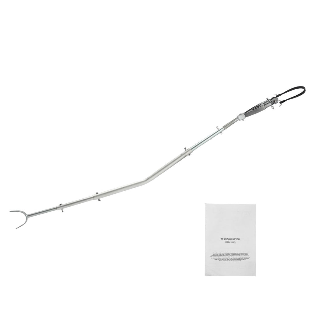 Transom Saver, 26.9-62.2 in, Adjustable Boat Transom Saver with Heavy-Duty Head, Corrosion-Resistant Easy-to-Install Transom Savers for Less Than 150 HP Outboard Motor , Fit for Roller & Trailer