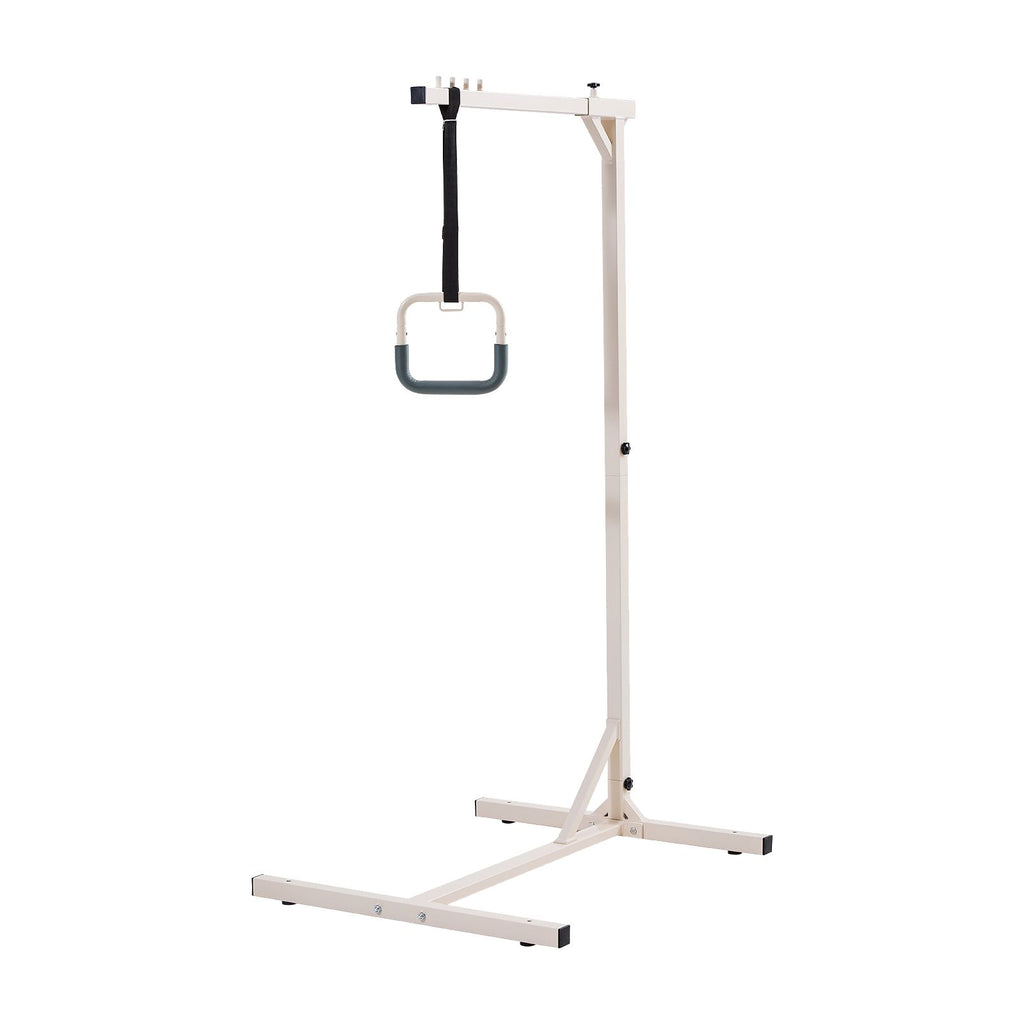 Trapeze Bar for Bed Mobility, Heavy-Duty Steel Free Standing Trapeze Bar 250 LBS Weight Capacity, Hospital Bed Pull Up Assist for Elderly & Disabled, Ideal for Hospitals, Nursing Home, Home Care