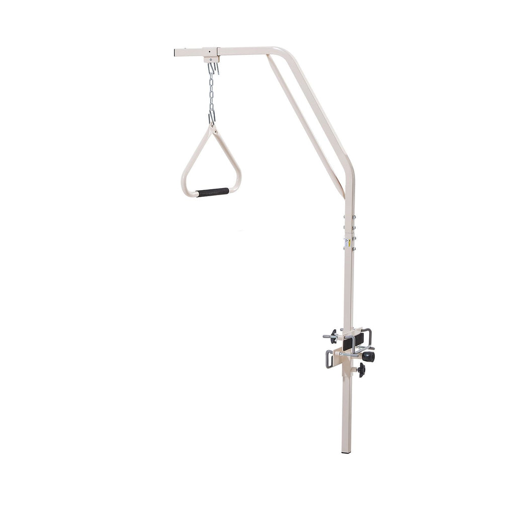 Trapeze Bar for Bed Mobility, Medical Bed Trapeze with Clamps & Metal Chain, 250LBS Weight Capacity Bed Pull Up Assist for Elderly & Disabled, Ideal for Home Care, Hospitals, Nursing Homes