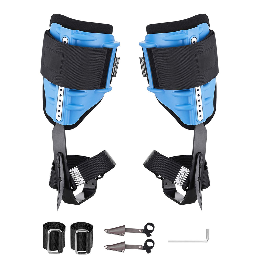 Tree Climbing Spikes, Height-Adjustable Tree Climbing Gear with Straps & Padding Cushion, 350 lbs Load Capacity, Heavy Duty Steel Climb Spurs Arborist Equipment for Fruit Picking Hunting