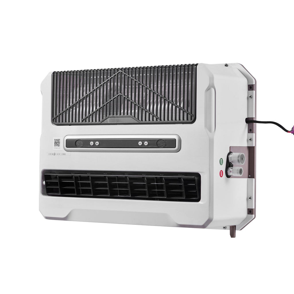 Truck Air Conditioner, 12V 10000 BTU Mini Split AC Unit, 400 m³/h Airflow Cab Air Conditioner, Fast Cooling Low Noise for Semi Truck, Camper, Construction Vehicle, Crane, Tractor, Excavator