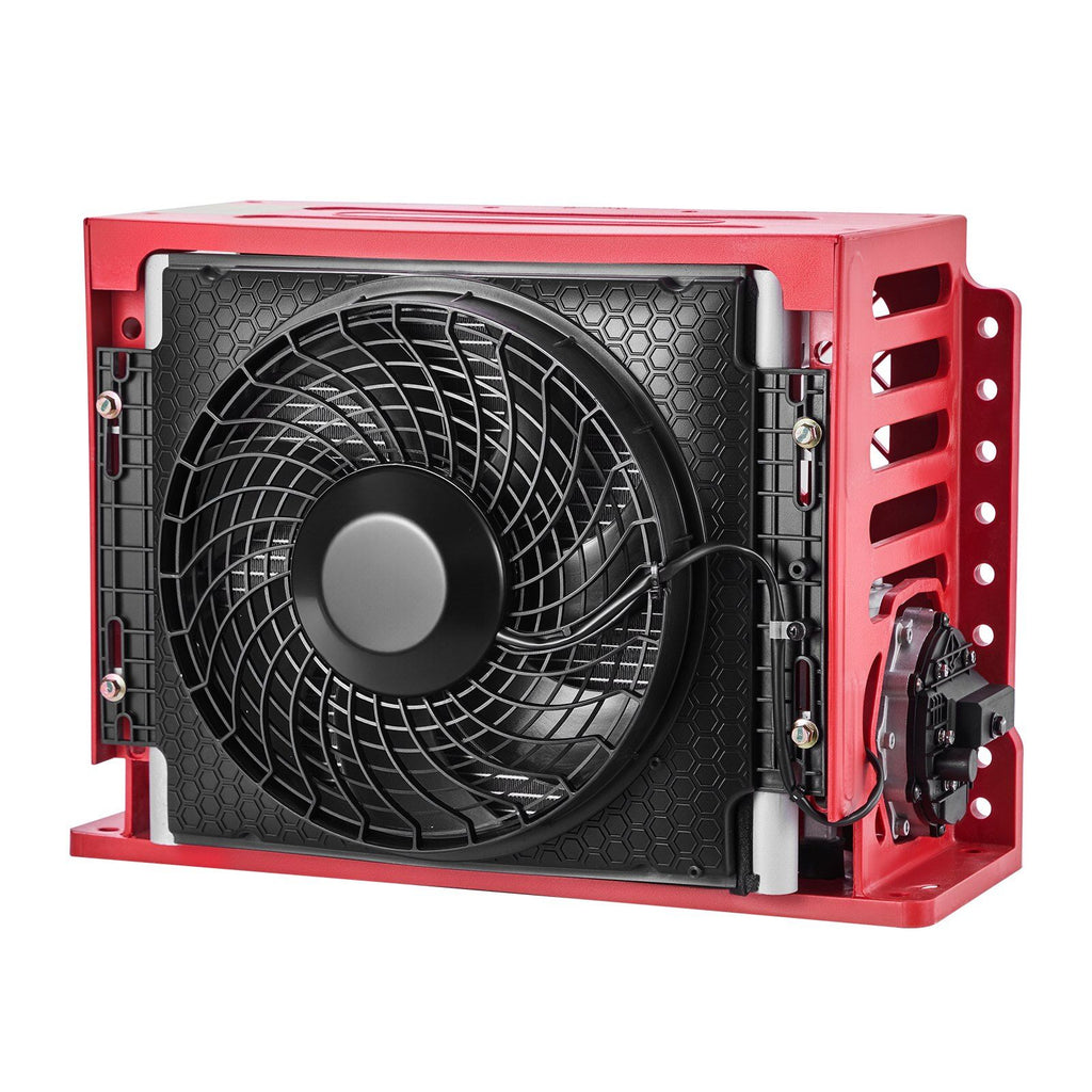 Truck Air Conditioner, 12V 10000 BTU Mini Split AC Unit, 400 m³/h Airflow Cab Air Conditioner, Quiet A/C Unit Fast Cooling for Semi Truck, Camper, Construction Vehicle, Crane, Tractor, Excavator