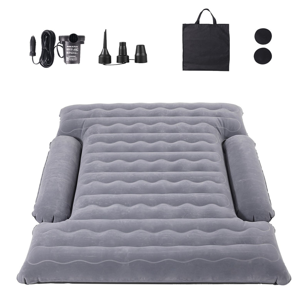 Truck Bed Air Mattress, for 6-6.5 ft Full Size Truck Beds, Inflatable Air Mattress Camping Bed with 12V Air Pump 2 Pillows, Carry Bag, for Chevrolet Silverado, Dodge Ram, Ford 150/250/350