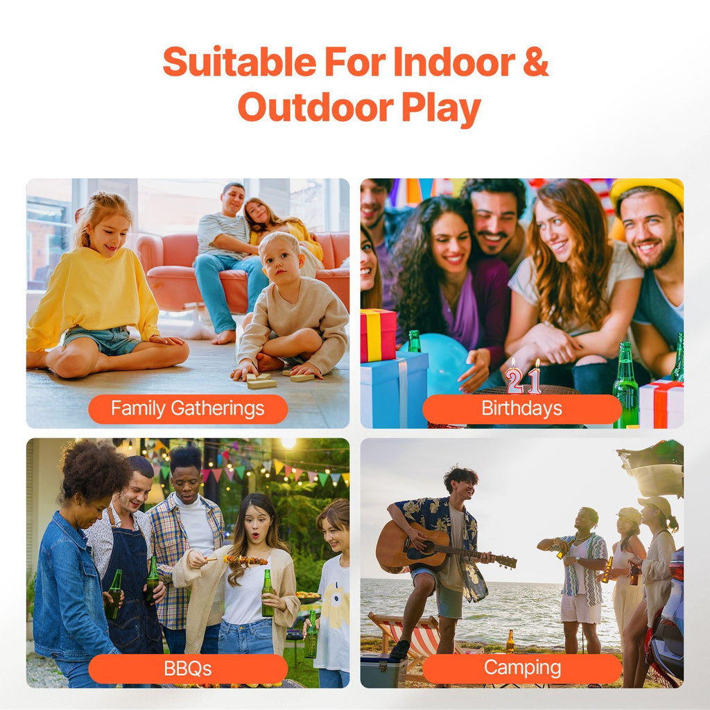 Tumbling Timber Toy, 54 Blocks Large Tumble Tower Blocks Game, Pine Wood Tumbling Tower Game with Carry Bag and Scoreboard, Wooden Stacking Game, Tumble Tower Family Games for Indoor/Outdoor