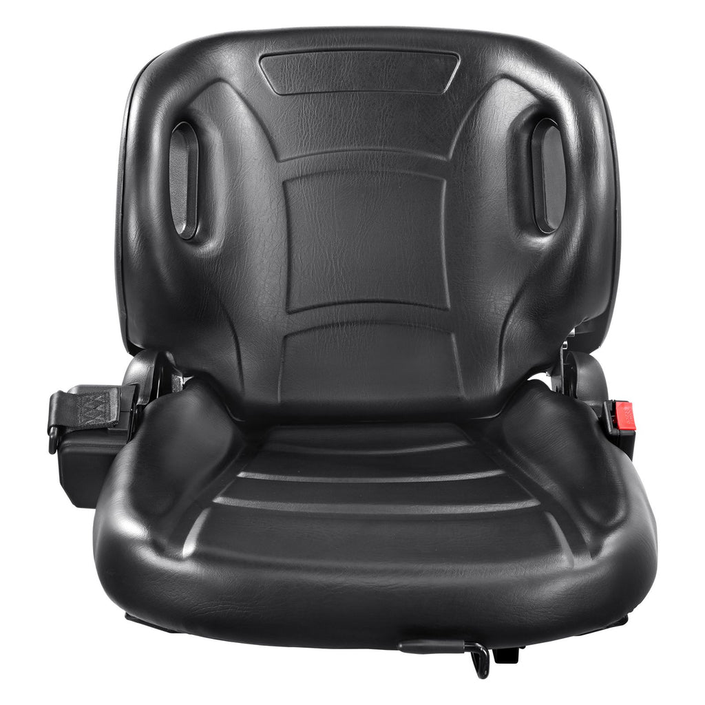 Universal Forklift Seat,Tractor Seat with Adjustable Angle Back, Micro Switch and Seatbelt,Wrap-around Forklift Seat for Tractor Loader Excavator