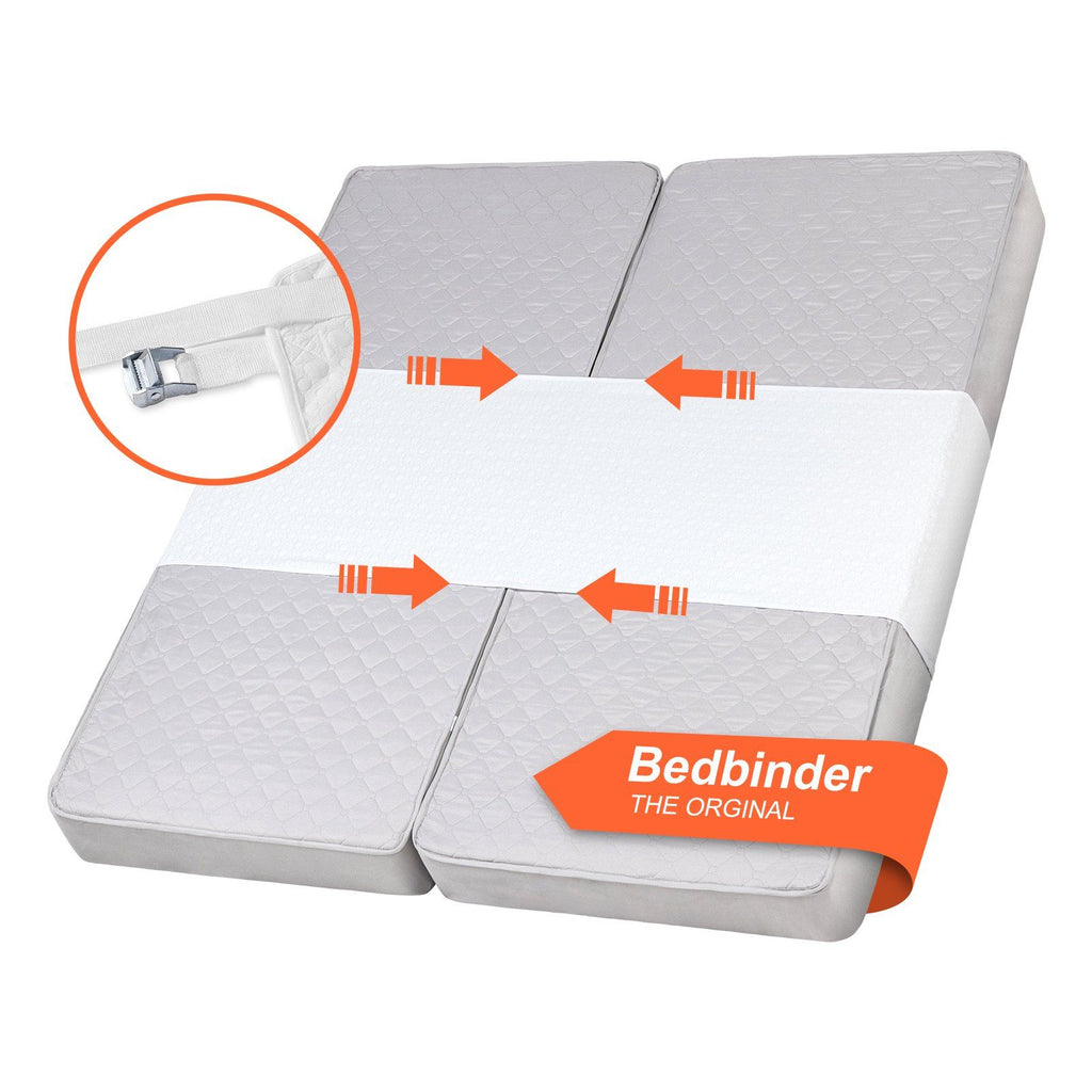 Veovr 2-in-1 Bed Bridge, Extra Long Bed Converter with Fixing Straps and Metal Button,Bed Bridge for Split King Adjustable,King Gap Filler for Bed,Babies,Guests,Couples, 100"L x 24"W