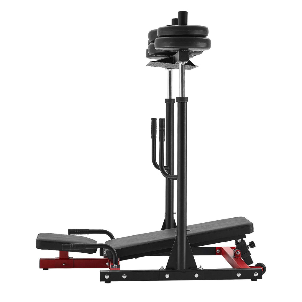 Vertical Leg Press Machine, Lower Body Special Home Gym Machine, Carbon Steel Leg Press Exercise Training Equipment, Adjustable Leg Strength Workout for High-Intensity Presses, 550 lbs Capacity