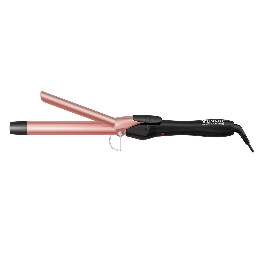 1-Inch Curling Iron Ceramic Hair Curling Wand for All Hair Types Rose Gold
