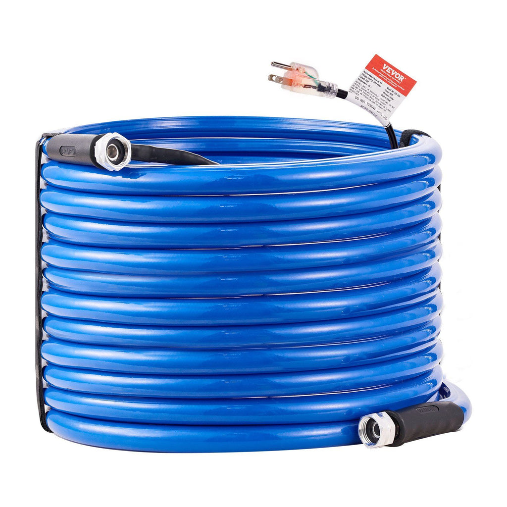 100ft Heated Water Hose for RV, Heated Drinking Water Hose Antifreeze to -45°F, Automatic Self-regulating, 5/8" I.D. with 3/4" GHT Adapter, Lead and BPA Free