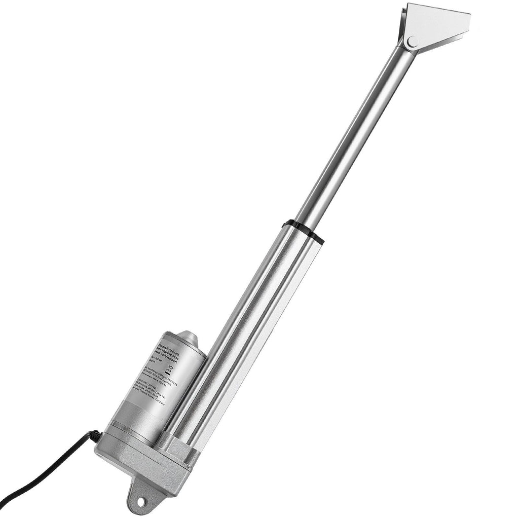 12V Linear Actuator, 6 Inch IP65 Waterproof Linear Actuator, 675lbs/3000N 0.2"/s Motion Actuators with Mounting Brackets for Outdoor Use