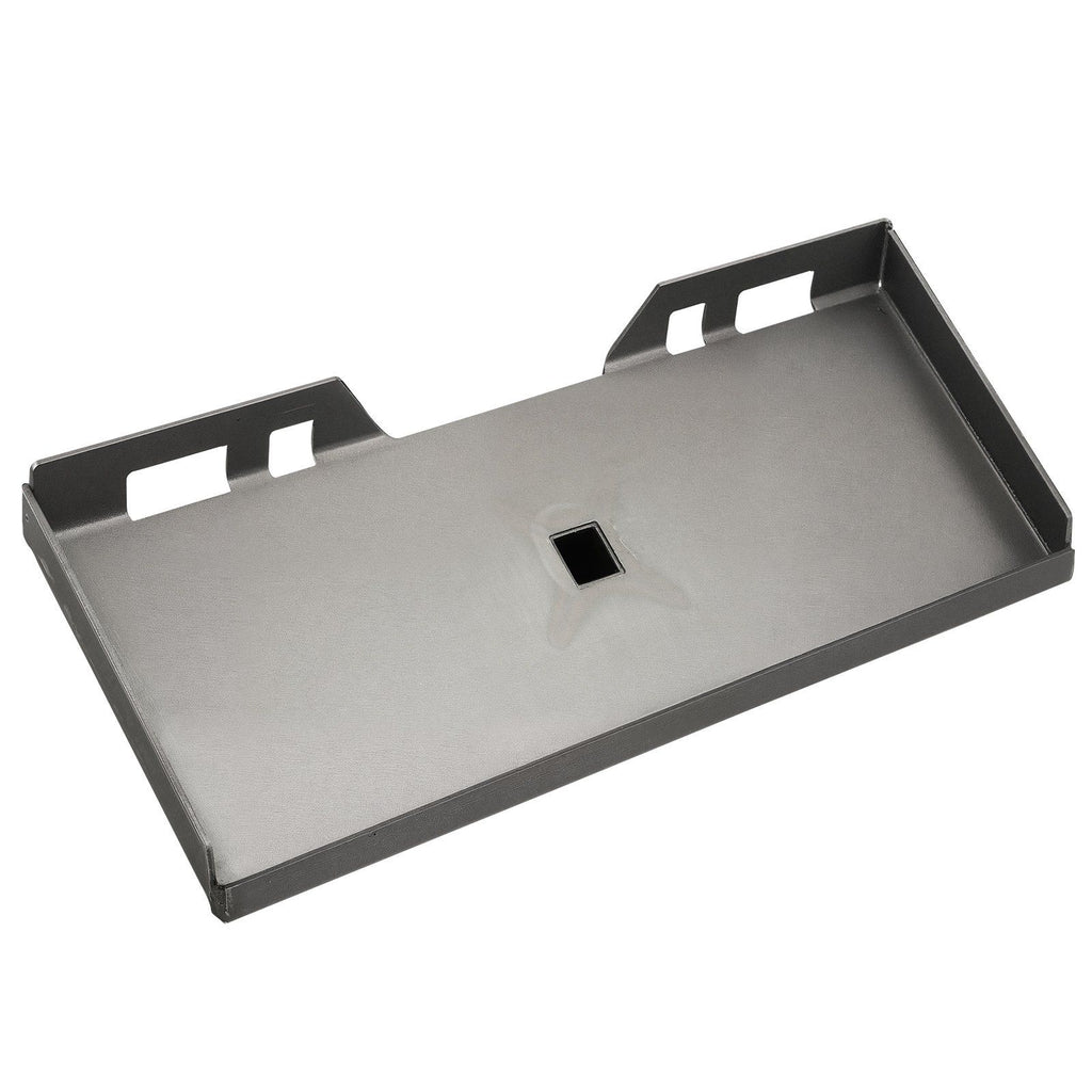1/4" Skid Steer Attachment Plate, Skid Steer Mount Plate, Quick Attachment Loader Plate, with 2.28" Hitch Receiver, Compatible with Deere, Kubota, Bobcat, Mahindra Skid Steers and Tractors