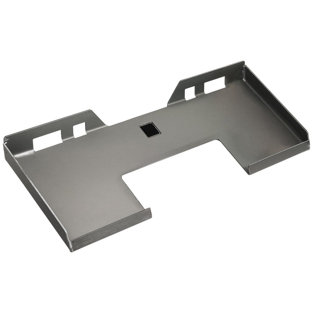 1/4" Skid Steer Attachment Plate, Skid Steer Mount Plate with 2.28" Hitch Receiver, Quick Attachment Loader Plate, Compatible with Deere, Kubota, Bobcat, Mahindra Skid Steers and Tractors