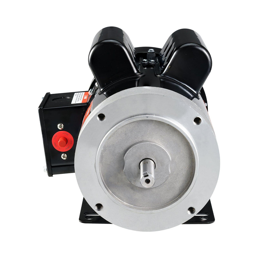 1.5HP Electric Motor 1725 rpm, AC 115V/230V, 56C Frame, Air Compressor Motor Single Phase, 5/8" Keyed Shaft, CW/CCW Rotation for Agricultural Machinery and General Equipment