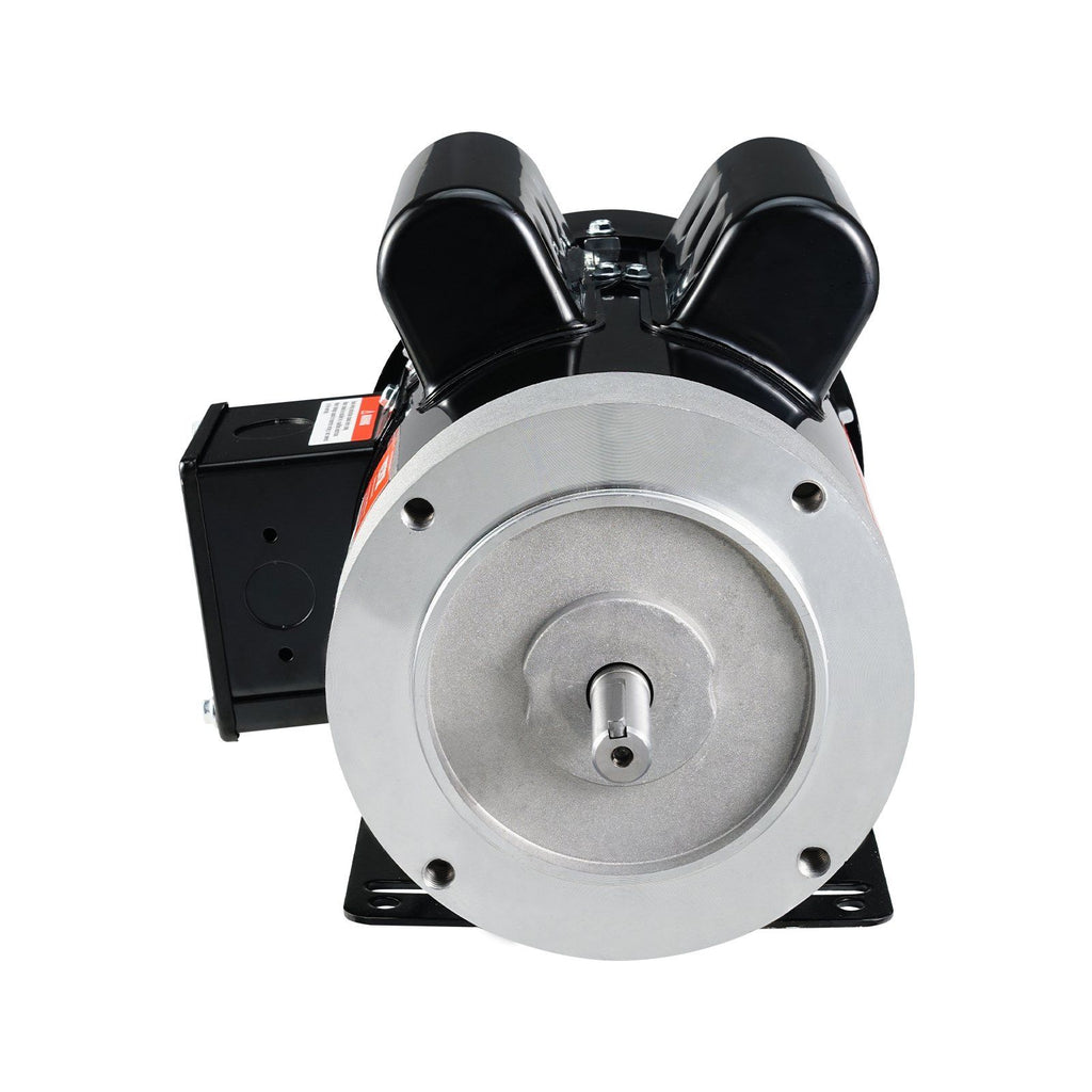 1.5HP Electric Motor 3450 rpm, AC 115V/230V, 56C Frame, Air Compressor Motor Single Phase, 5/8" Keyed Shaft, CW/CCW Rotation for Agricultural Machinery and General Equipment