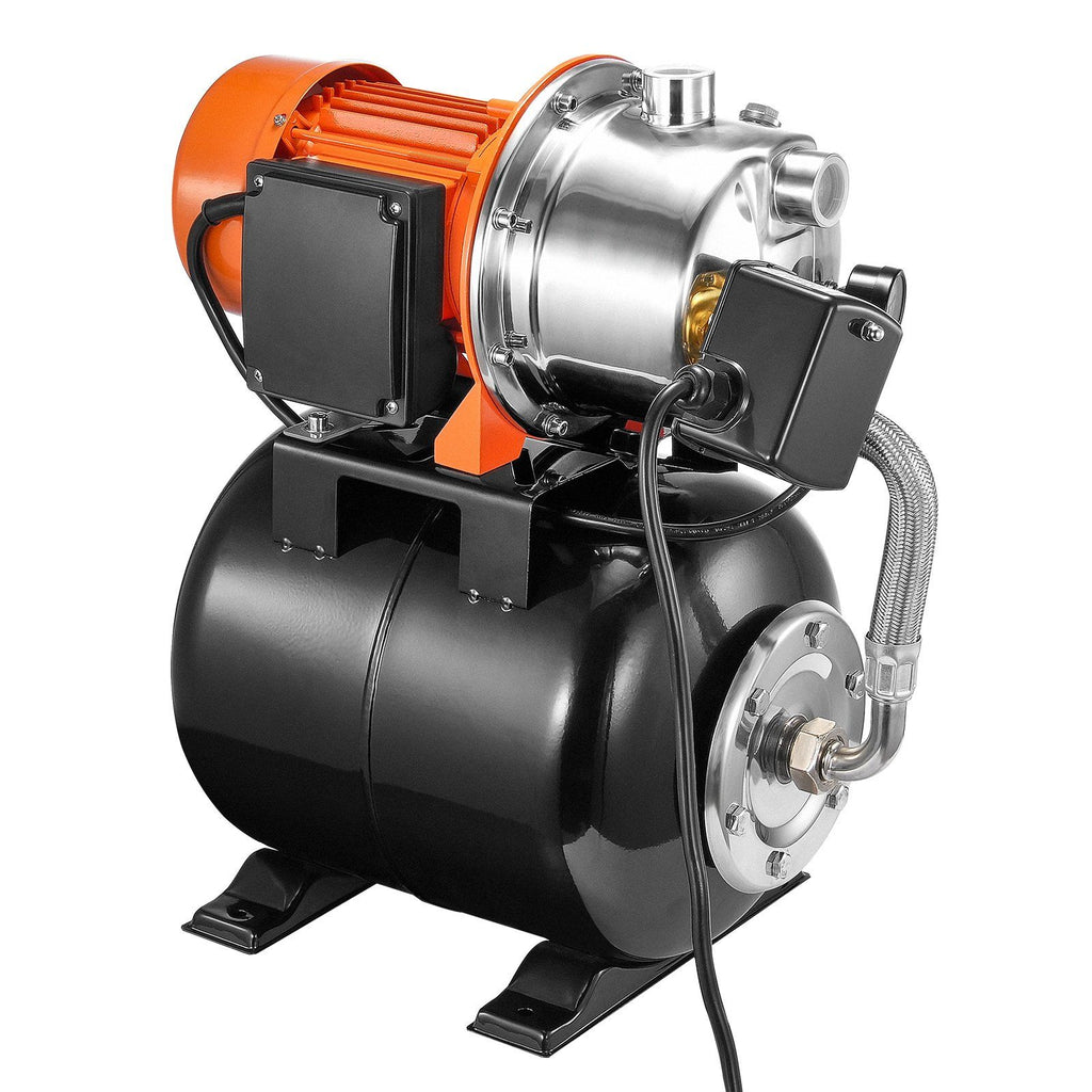 1.6 HP Shallow Well Pump with Pressure Tank 1320 GPH NSF Certification