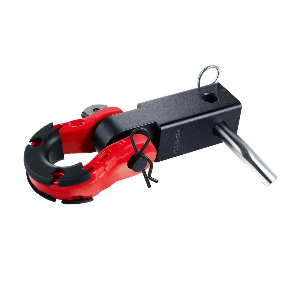 2" Trailer Shackle Hitch Receiver D-Ring Recovery for Truck Jeep 65900 lbs