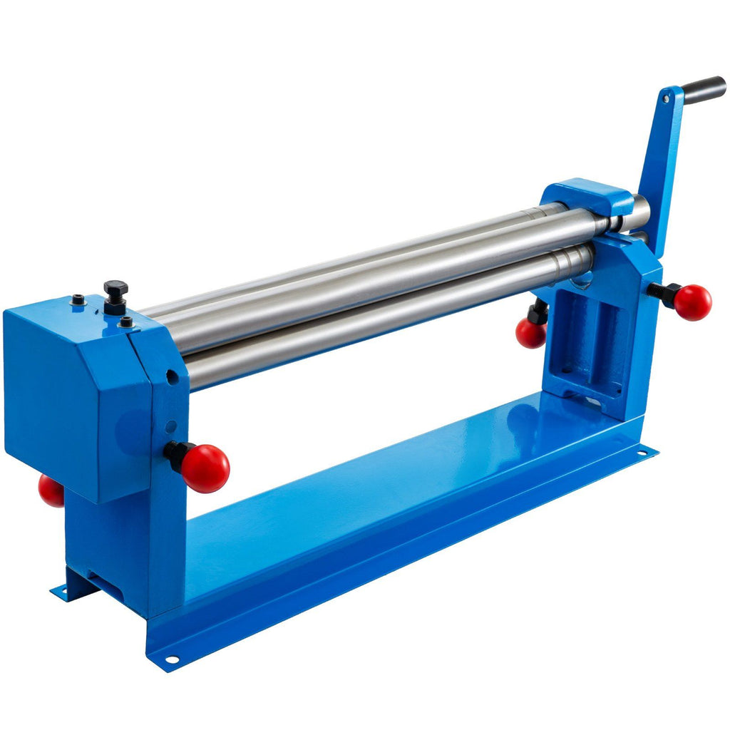 24 in. Slip Roll Roller Metal Plate Bending Round Machine, Slip Roll Machine Up to 16 Gauge Steel, Sheet Metal Roller, Slip Rolling Bending Machine with Two Removable Rollers