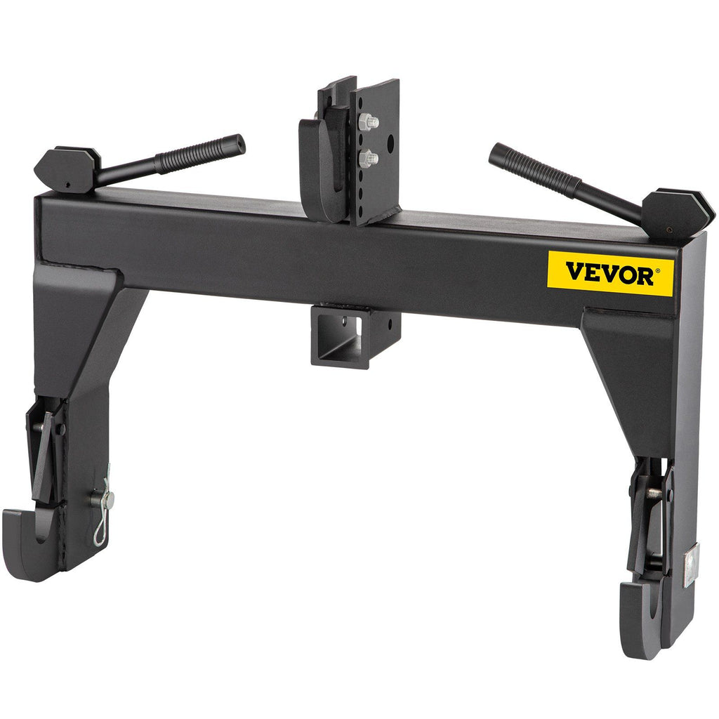 3-Point Quick Hitch, 3000 LBS Lifting Capacity Tractor Quick Hitch, 28.31" Between Lower Arms Attachments Quick Hitch, No Welding & 5 Level Adjustable Bolt, Adaptation to Category 1 Tractors