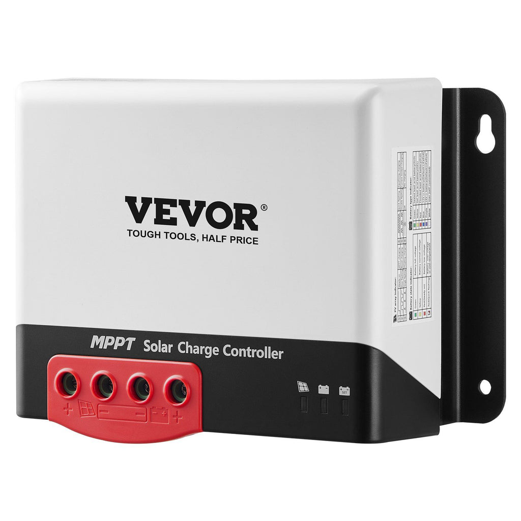 30A MPPT Solar Charge Controller, 12V / 24V Auto DC Input, Solar Panel Regulator Charger with Bluetooth Module, 98% Charging Efficiency for Sealed(AGM), Gel, Flooded and Lithium Battery Charging