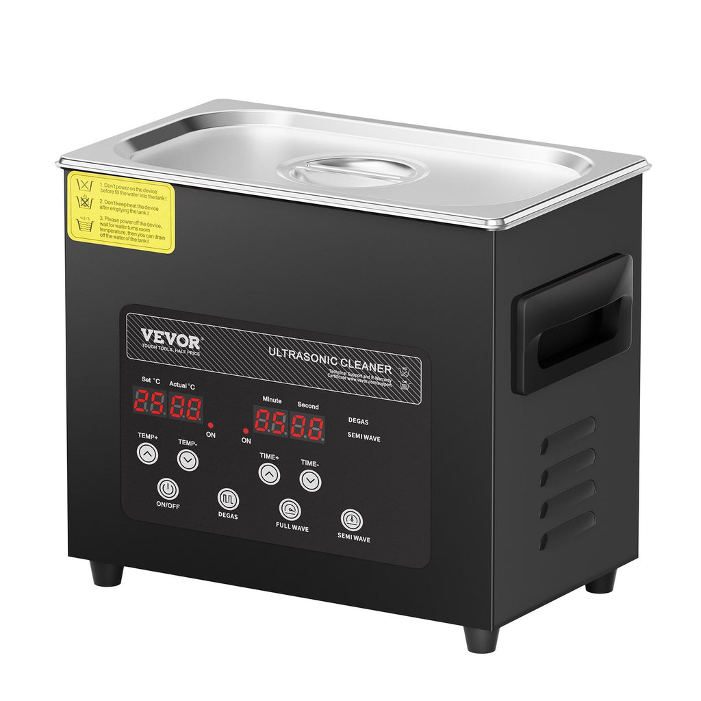 3L Ultrasonic Cleaner, 120W Digital Ultrasonic Cleaning Machine with Upgraded Degassing and Gentle Mode, 40kHz Ultrasound Cleaner Machine with Timer and Heater for Jewelry Glasses Tool Retainer