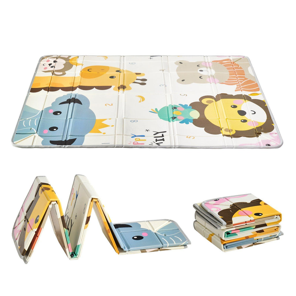 59"x71" Baby Play Mat Kids Crawling Soft Activity Floor Playmat 2 Side