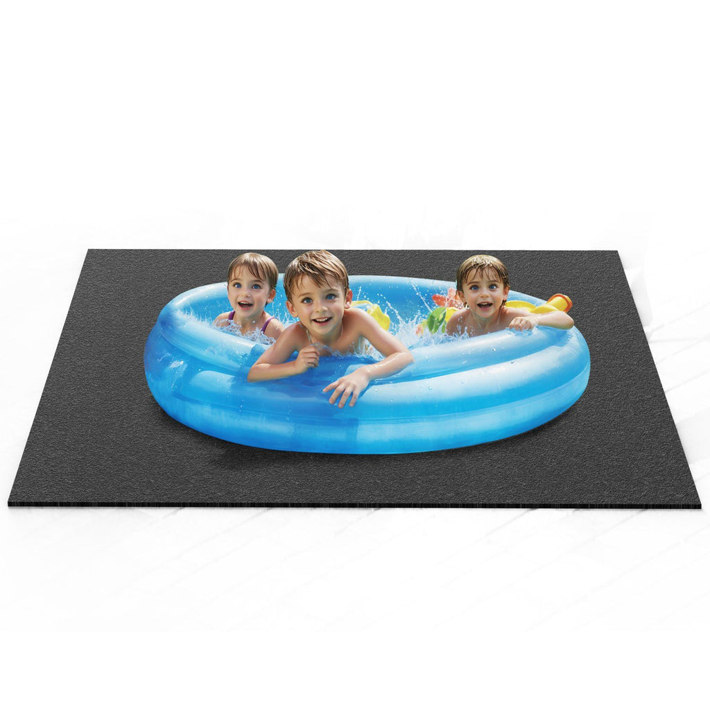 74 x 72 Inch Hot Tub Mat, Extra Large Inflatable Hot Tub Pad, Waterproof Slip-Proof Backing, Absorbent Spa Pool Ground Base Flooring Protector Mat Reusable Outdoor & Indoor, Also For Car Repair
