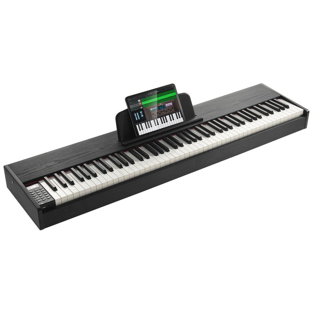 88 Key Fully Weighted Digital Piano Dual Keyboard Speakers Sustain Pedal