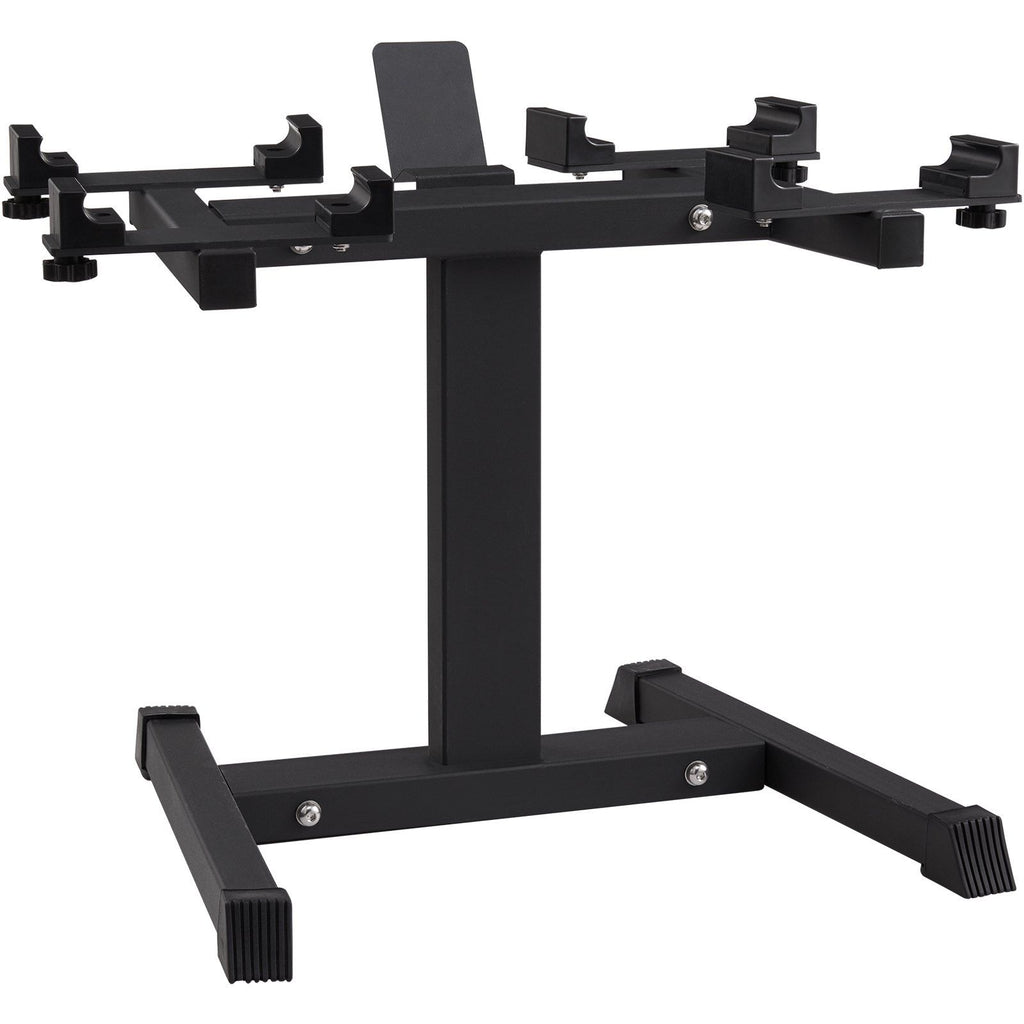 Adjustable Dumbbell Stand, Home Fitness Rack and Stand with Media Rack, Safe and Convenient Dumbbell Weight Holder, Compact Dumbbell Storage Rack Perfect for Home Gym Strength Training