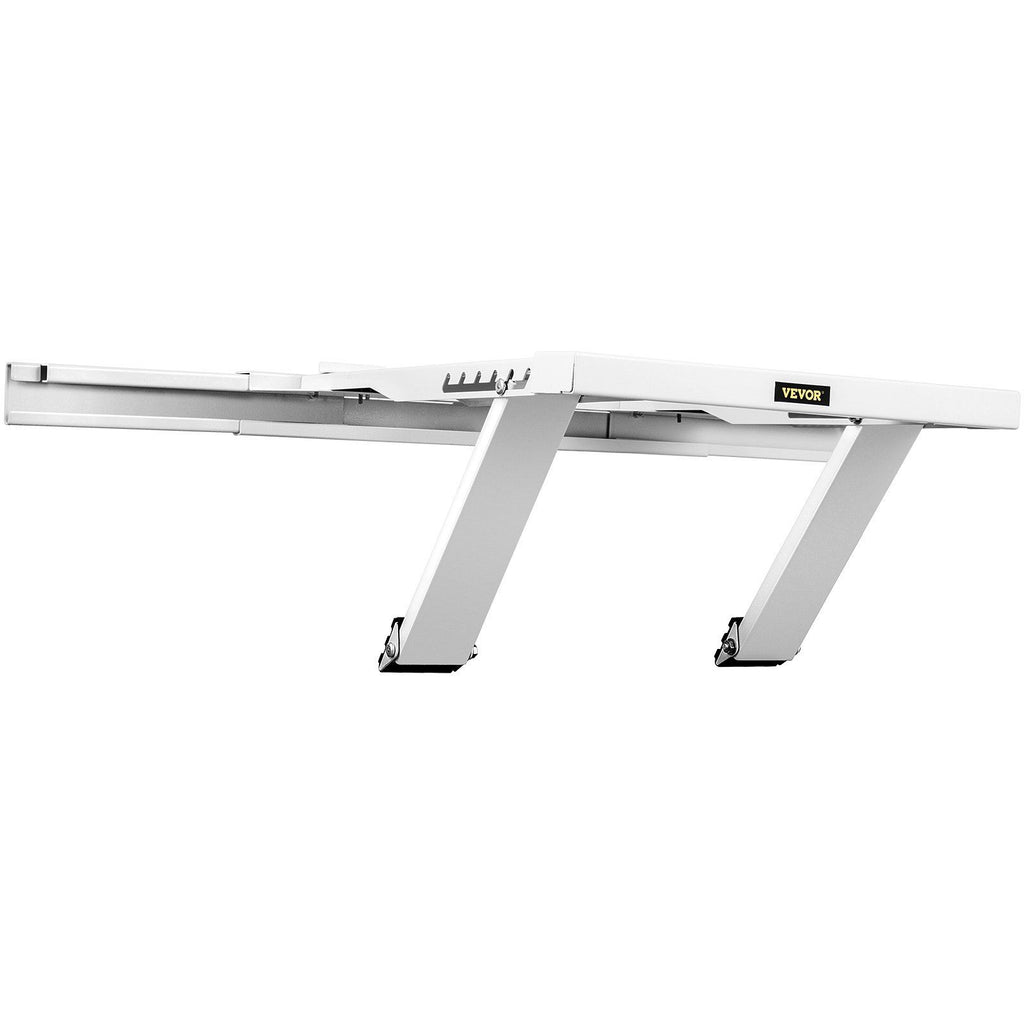 Air Conditioner Support Bracket, Max. 220 lbs Load Capacity, Heavy Duty Steel Construction AC No Drilling Easy Installation, Fits Single or Double Hung Windows, Home and RV, White