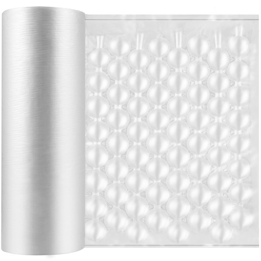 Air Cushion Film, 984Ft Length Air Pillow Bubble Bags Film, 16 Inch Width Film, Roll Bubble Bags Film for Wrap Machine