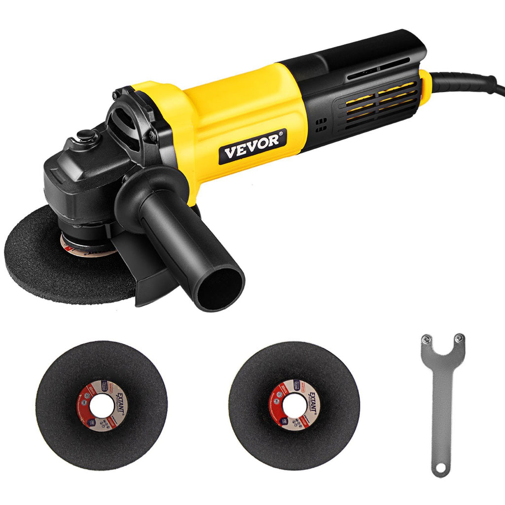 Angle Grinder, 4-1/2 Inch Powerful Grinder Tool 11Amp Power Grinder with Paddle Switch and 360° Rotational Guard, 12000rpm Power Angle Grinders for Cutting and Grinding Metal, Stone, Wood, etc