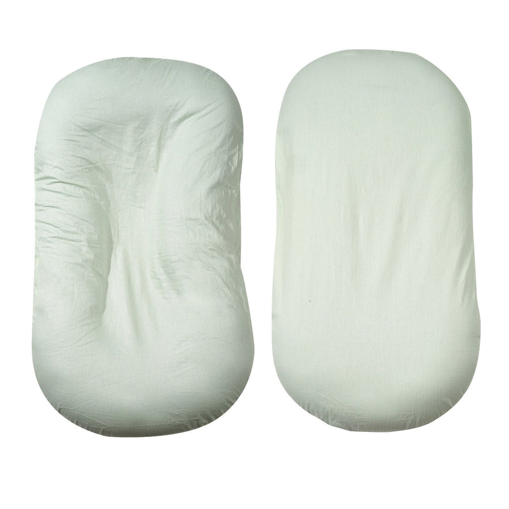 Baby Infant Lounger 100% Cotton Soft Newborn Nest Sleeper with 2 Covers