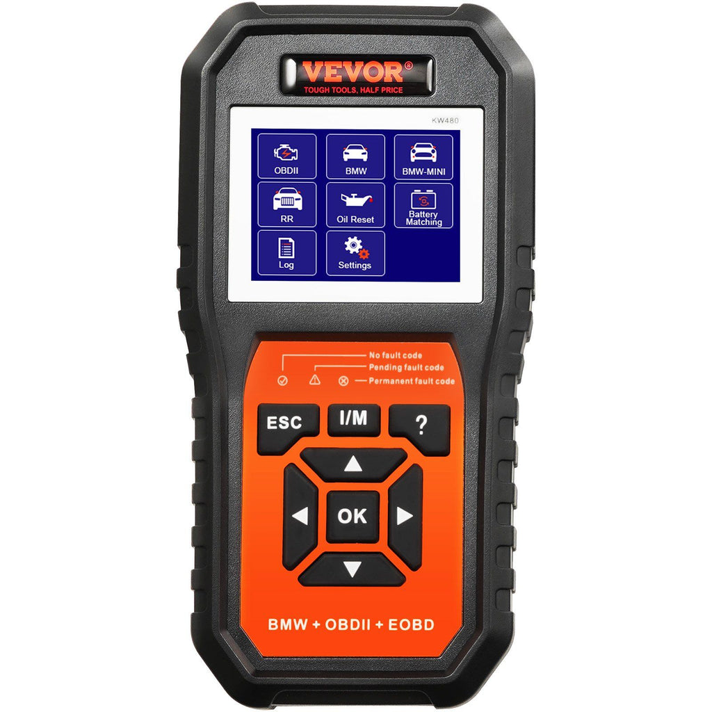 BMW OBD2 Scanner Diagnostic Tool, For BMW/Mini/Rolls-Royce, Full System Diagnostic Scan Tool, 12 Special Functions, Car Read Code Reader with CBS SAS EPB ECM DME/DDE Oil Reset Battery Matching