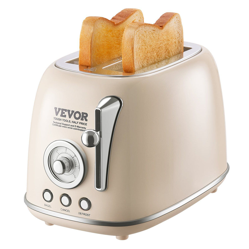 Brushed Stainless Steel Toaster, 2 Slice, 825W 1.5'' Extra Wide Slots Toaster with Removable Crumb Tray 5 Browning Levels, Cancel Defrost and Bagel Functions for Toasting Bread Bagel Waffle