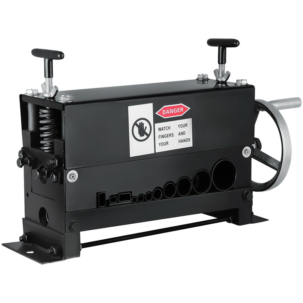 Cable Wire Stripping Machine Φ1.5mm~Φ20mm Wire Stripping Machine 10 Channels Wire Stripping Machine Tool Manual Hand Cranked Industrial Wire Stripping Recycle (10 Channels)
