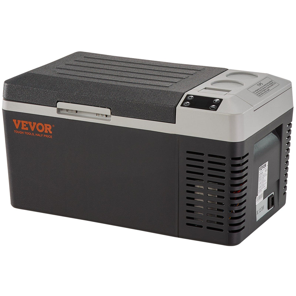 Car Refrigerator, 12 Volt Car Refrigerator Fridge, 21 QT/20 L Single Zone Portable Freezer, -4°F-50°F Adjustable Range, 12/24V DC and 100-240V AC Compressor Cooler for Outdoor, Camping,RV