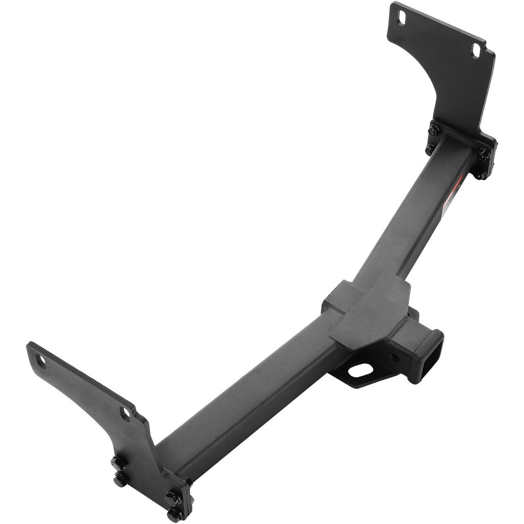 Class 3 Trailer Hitch, 2-Inch Receiver, Q455B Steel Tube Frame, Compatible with 2011-2022 Jeep Grand Cherokee, Multi-Fit Hitch to Receive Ball Mount, Cargo Carrier, Bike Rack, Tow Hook, Black