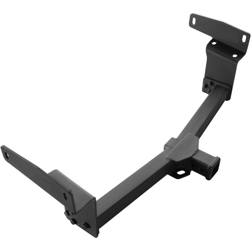 Class 3 Trailer Hitch, 2-Inch Receiver, Q455B Steel Tube Frame, Compatible with 2019-2023 Toyota RAV4, 6000 lbs, Multi-Fit Hitch to Receive Ball Mount, Cargo Carrier, Bike Rack, Tow Hook, Black