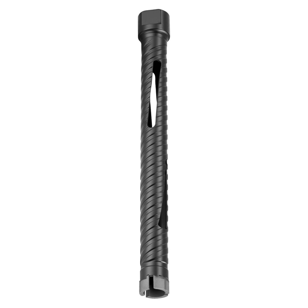 Core Drill Bit, 1 inch Diameter, 9-1/2 inch Drilling Depth, 5/8-11 Internal Thread, Diamond Dry Coring Bit with 3 Adapters, Pilot Drill and Hex Wrench, for Concrete, Red Bricks, and Masonry