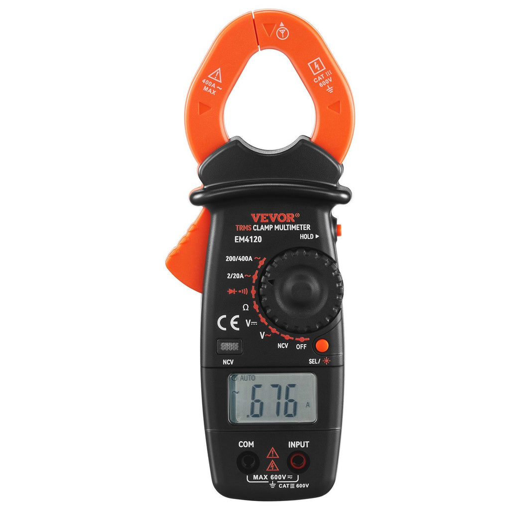 Digital Clamp Meter Multimeter True RMS AC DC Volt Amp NCV Measurement