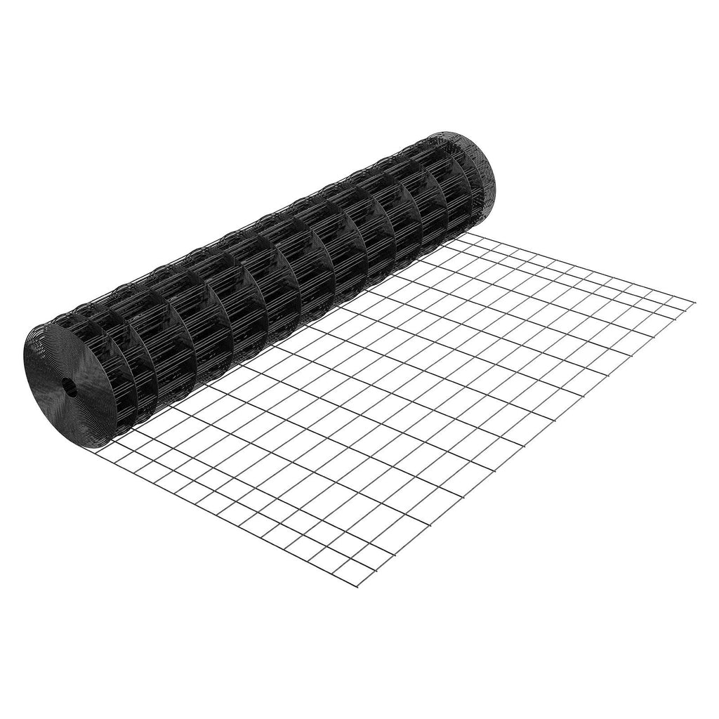 Farm Fence, 48 in x 50 ft, 2 x 4 in Mesh 14 Gauge Galvanized Steel Wire Fencing for Cattle, Hog & Sheep , Heavy Duty Vinyl Coated Livestock Fence for Animal Enclosures, Cage Wire, Garden Fences