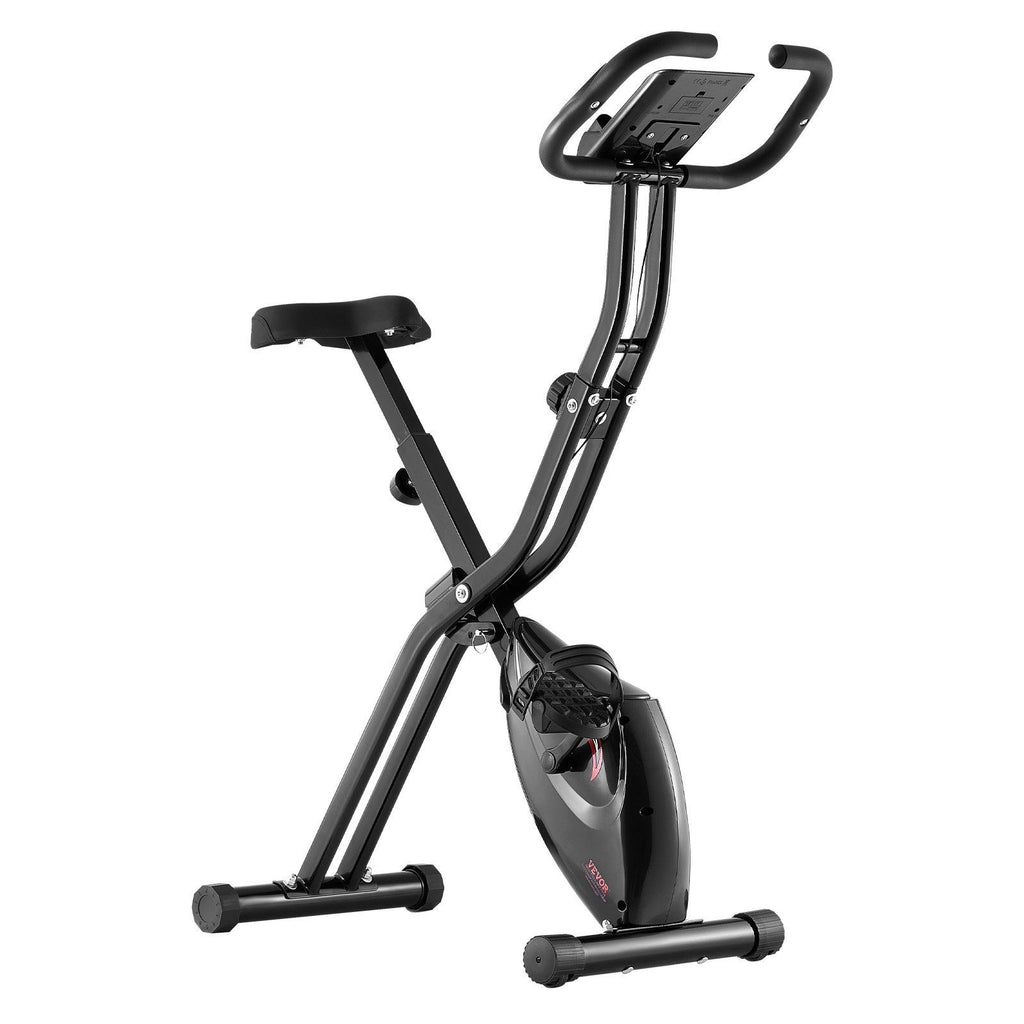 Folding Exercise Bike Fitness Stationary Bike Upright Indoor Cycling Bike
