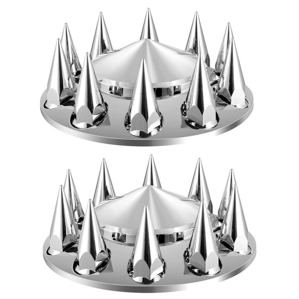 Front Axle Cover Combo Kit ABS Lug Nut Covers with Nut Cover Tools